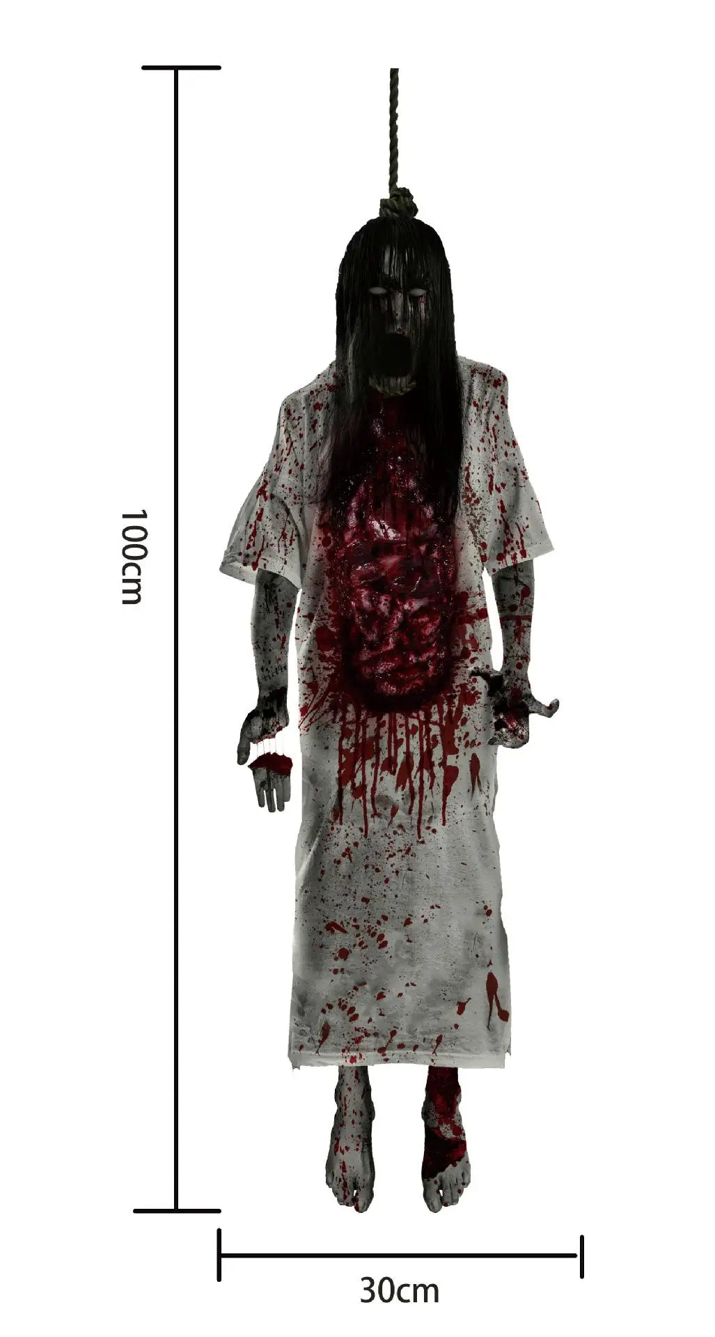 Stickers de Fenêtre Horreur Halloween – Cadavre & Squelette Décoration Maison Hantée