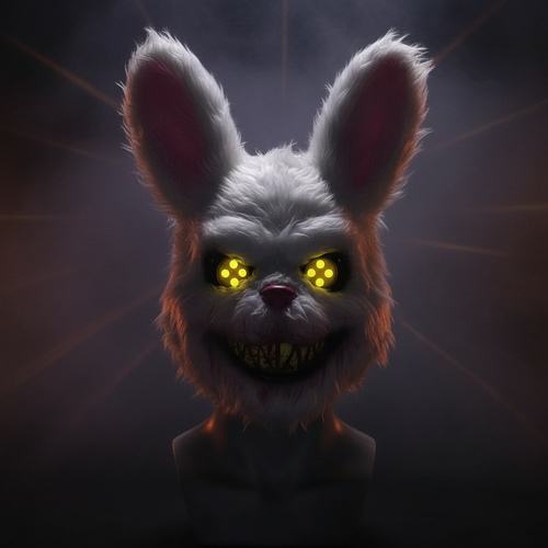 Masque Lapin & Ours LED Lumineux Halloween – Effet Horreur Cosplay